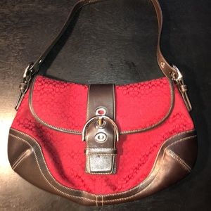 Genuine Coach Purse, Red